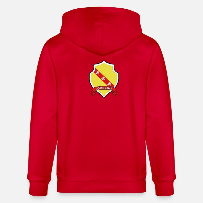 Lorraine - Veste à capuche bio CULTIVATOR Stanley/Stella Unisexe - rouge