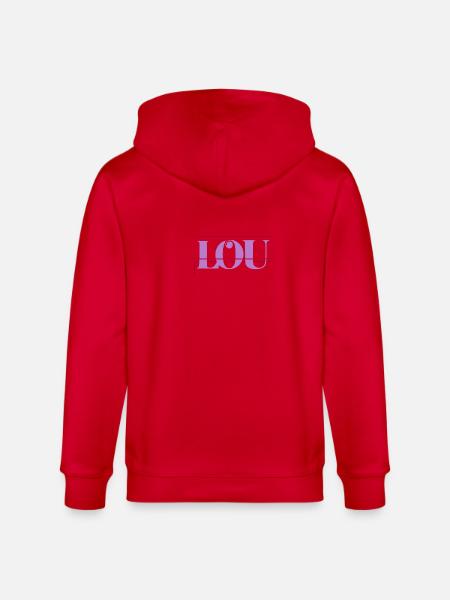 Lou - Veste à capuche bio CULTIVATOR Stanley/Stella Unisexe - rouge