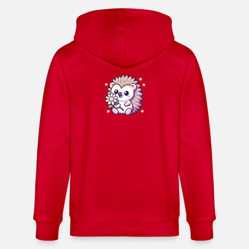 Hérisson Cindy - Veste à capuche bio CULTIVATOR Stanley/Stella Unisexe - rouge