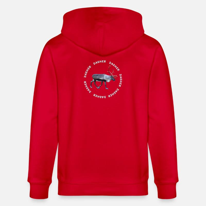 DASHER - Veste à capuche bio CULTIVATOR Stanley/Stella Unisexe - rouge