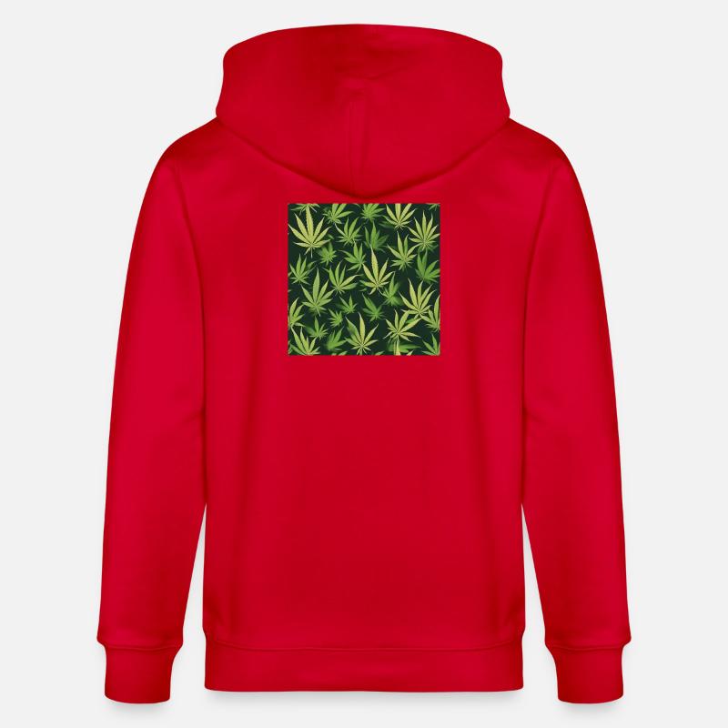 cannabis - Veste à capuche bio CULTIVATOR Stanley/Stella Unisexe - rouge