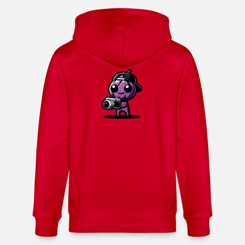 PicBerry le Shutterbug - Veste à capuche bio CULTIVATOR Stanley/Stella Unisexe - rouge