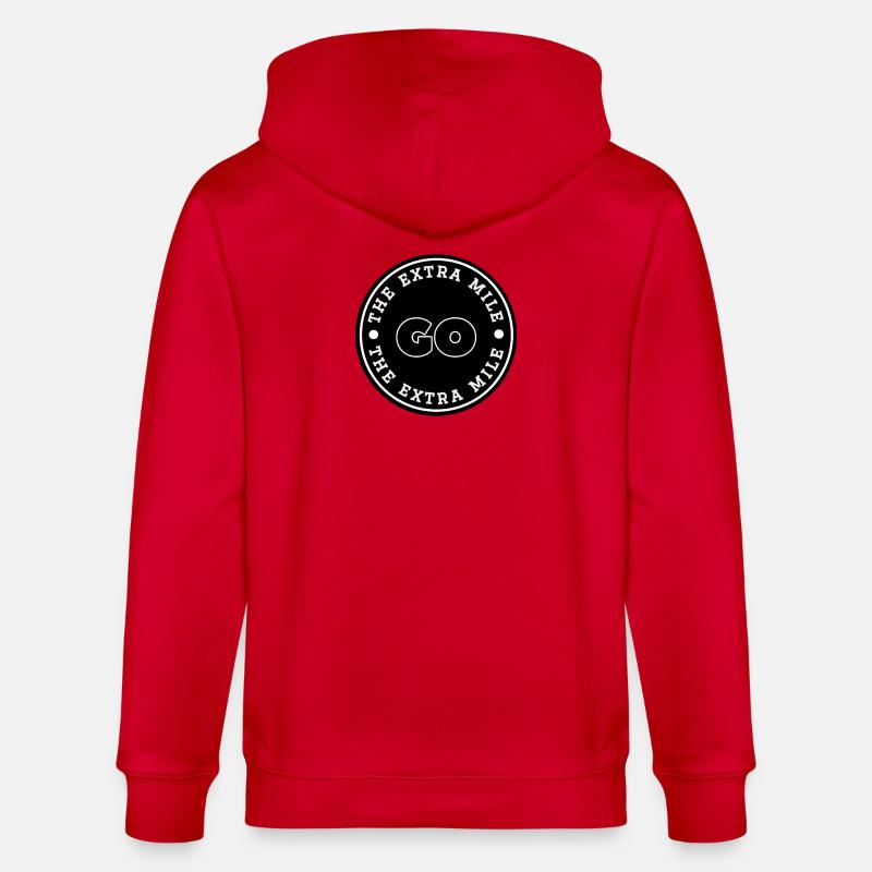 Course - Faites un effort supplémentaire - Veste à capuche bio CULTIVATOR Stanley/Stella Unisexe - rouge