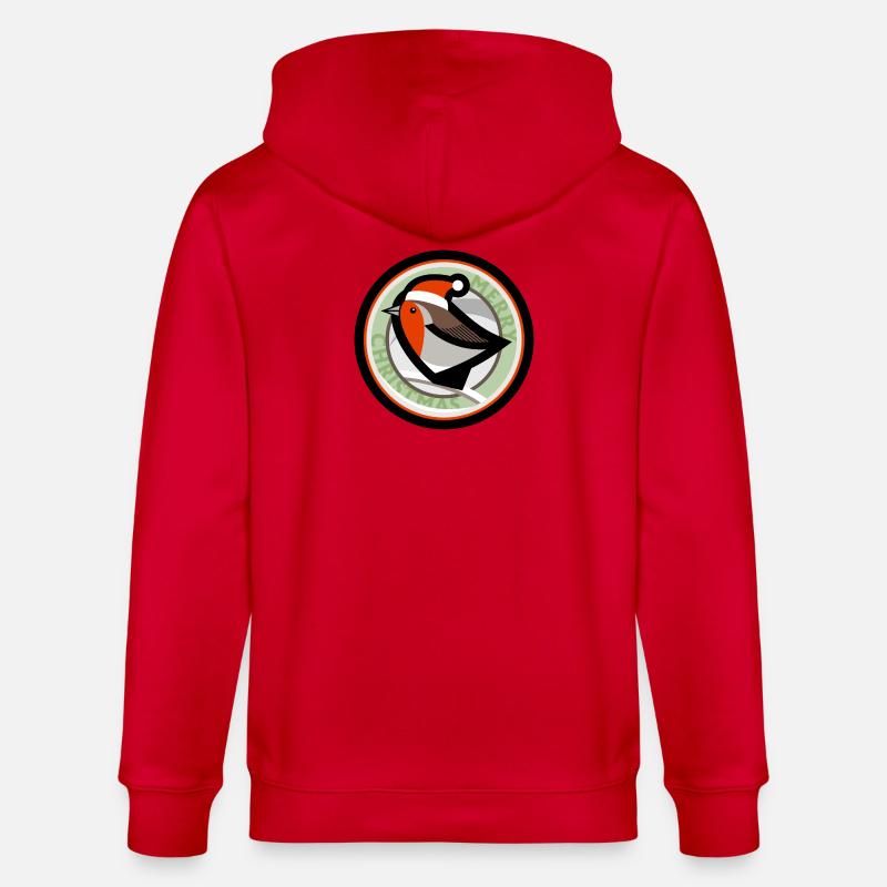 Robin de Noël - Veste à capuche bio CULTIVATOR Stanley/Stella Unisexe - rouge