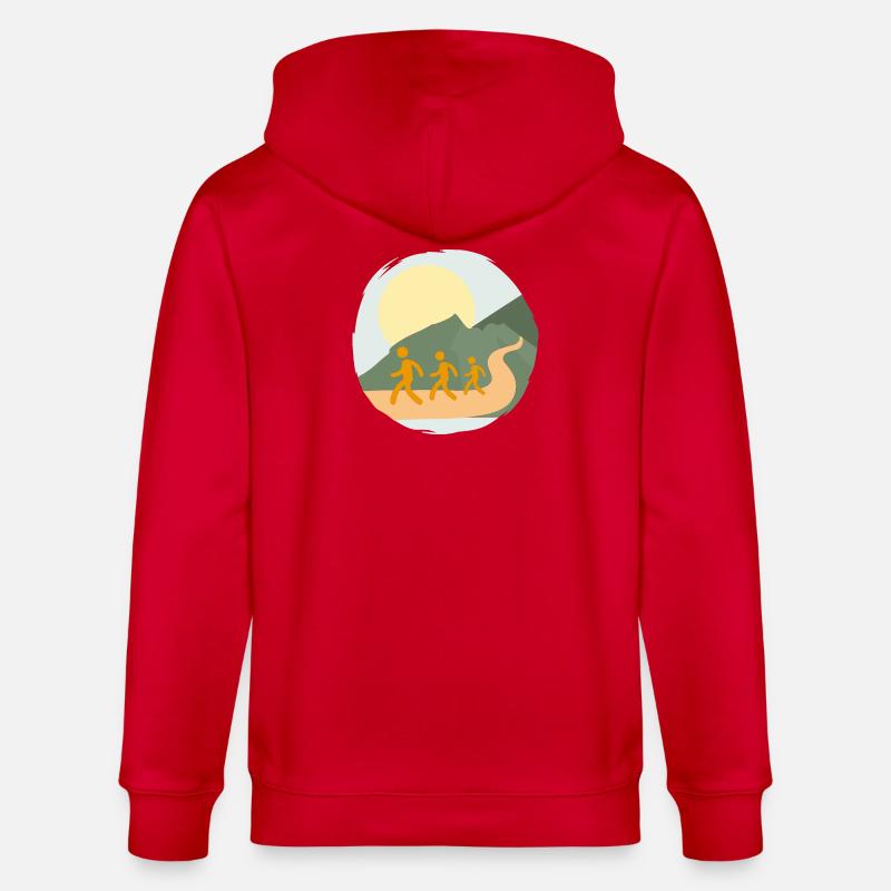 Continuez à marcher - Veste à capuche bio CULTIVATOR Stanley/Stella Unisexe - rouge