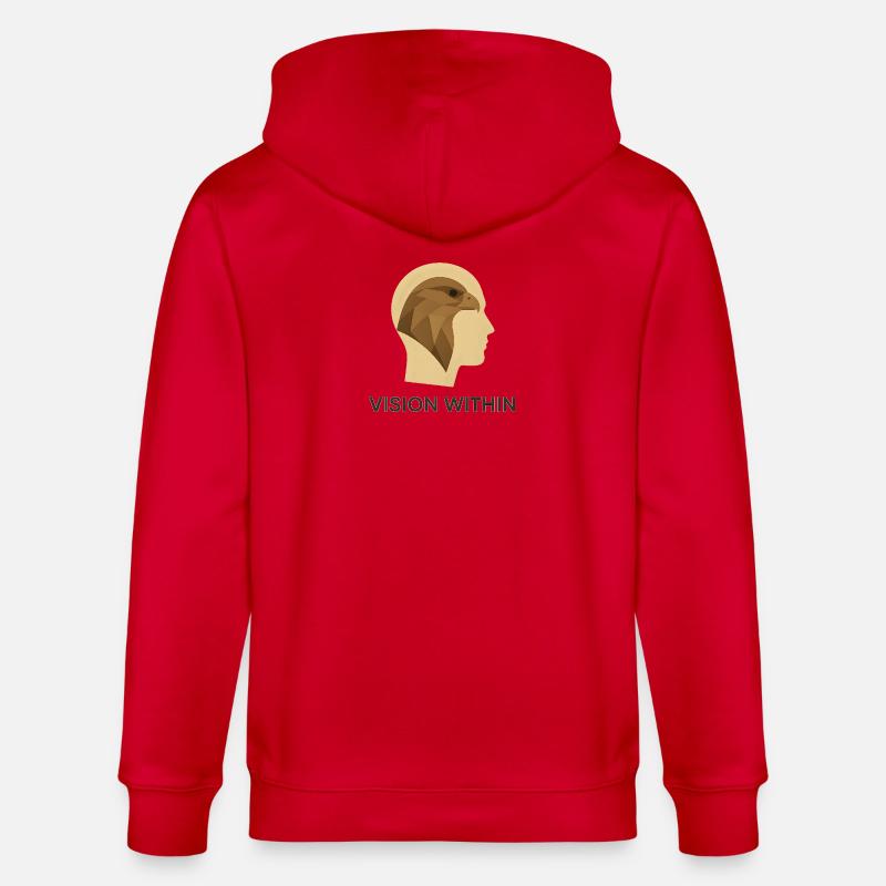 Vision Within - Stanley/Stella Unisex Bio-Kapuzenjacke CULTIVATOR  - Rot