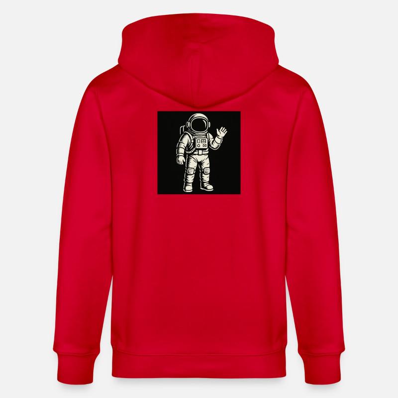 Copain de l’espace - Veste à capuche bio CULTIVATOR Stanley/Stella Unisexe - rouge