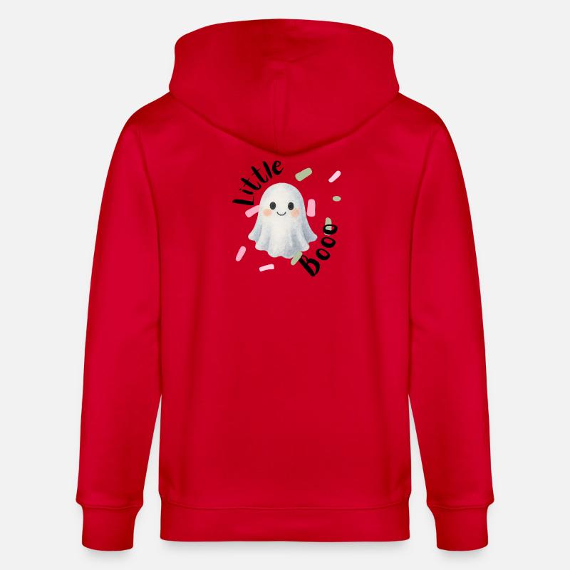 Geist Ghost Halloween Geschenk Geschenkidee - Stanley/Stella Unisex Bio-Kapuzenjacke CULTIVATOR  - Rot