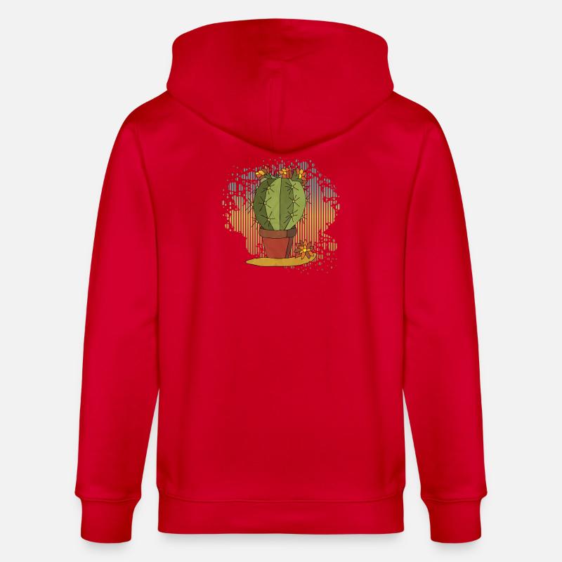 Fleur - Veste à capuche bio CULTIVATOR Stanley/Stella Unisexe - rouge