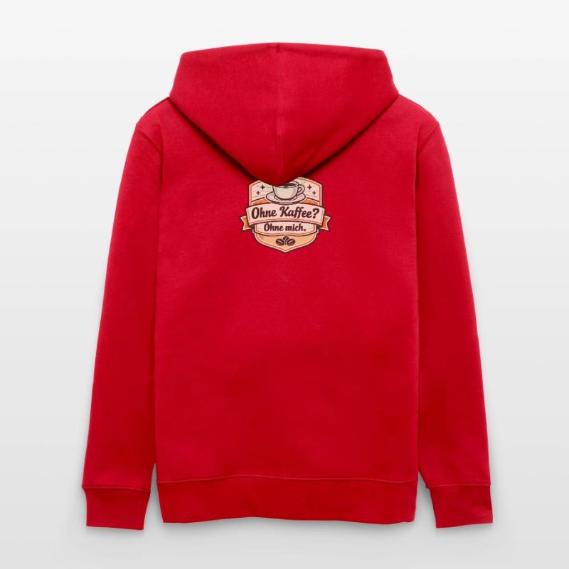 Kaffee Oder Ich? Ohne Mich Stanley/Stella Unisex Bio-Kapuzenjacke CULTIVATOR 