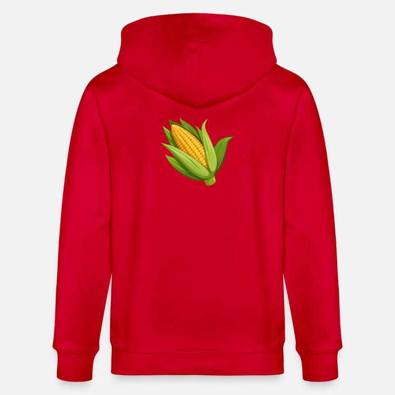 Maïs en épi - Veste à capuche bio CULTIVATOR Stanley/Stella Unisexe - rouge