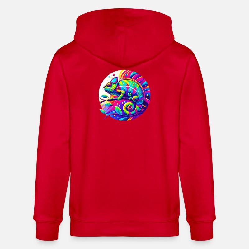 Caméléon - Veste à capuche bio CULTIVATOR Stanley/Stella Unisexe - rouge