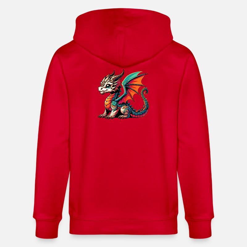 Dragon - Veste à capuche bio CULTIVATOR Stanley/Stella Unisexe - rouge