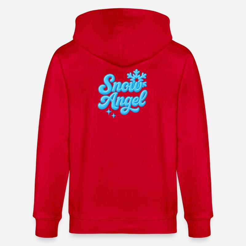 Angle de neige / Y2K Statement Design - Veste à capuche bio CULTIVATOR Stanley/Stella Unisexe - rouge