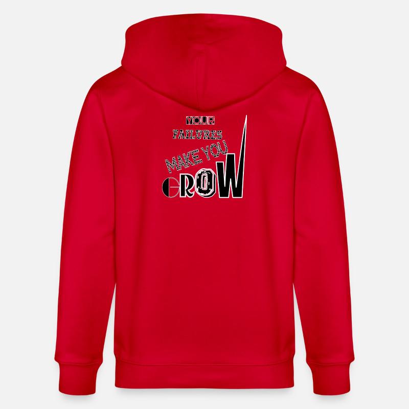 YOUR FAILURES - Veste à capuche bio CULTIVATOR Stanley/Stella Unisexe - rouge