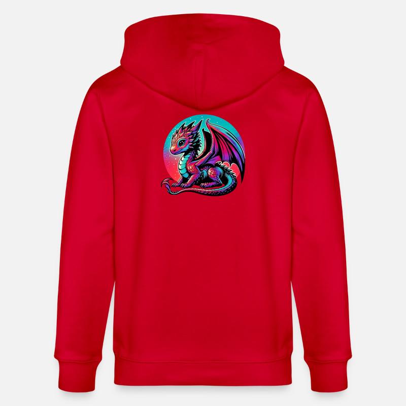 Dragon - Veste à capuche bio CULTIVATOR Stanley/Stella Unisexe - rouge