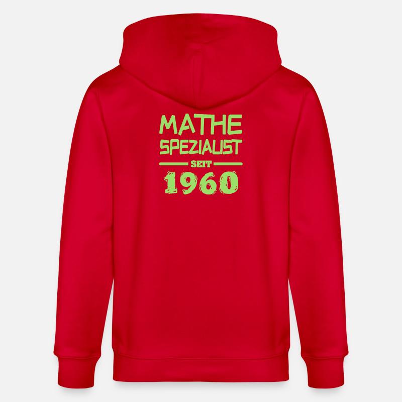 Math 1960 - Veste à capuche bio CULTIVATOR Stanley/Stella Unisexe - rouge