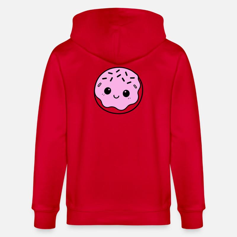 Donut Cute - Stanley/Stella Unisex Bio-Kapuzenjacke CULTIVATOR  - Rot