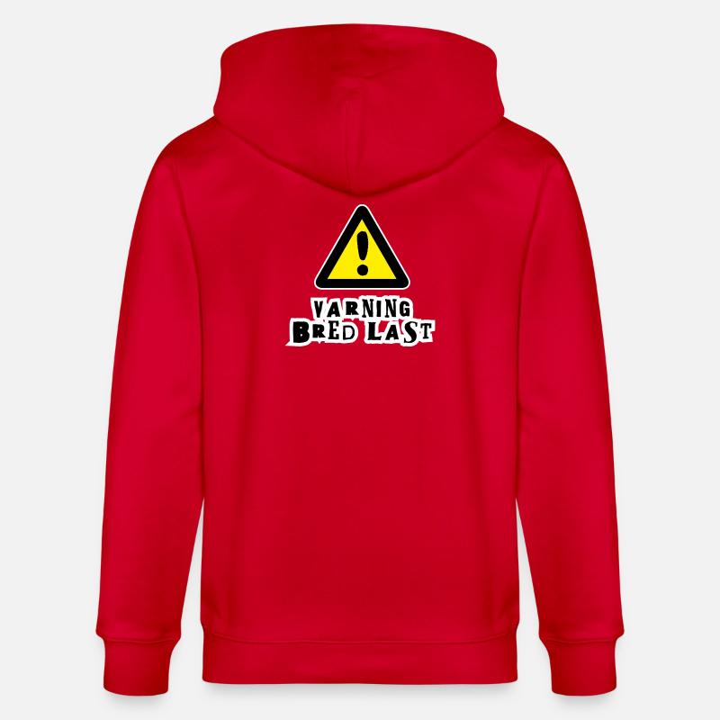 Avertissement de charge large - Veste à capuche bio CULTIVATOR Stanley/Stella Unisexe - rouge