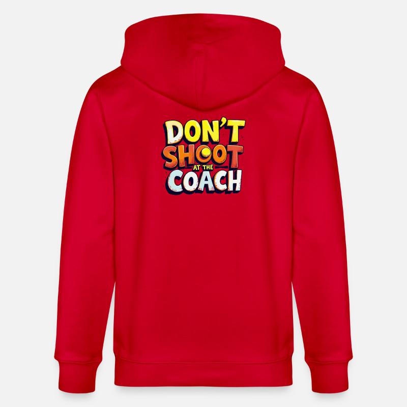 Nicht auf den Trainer schießen - Stanley/Stella Unisex Bio-Kapuzenjacke CULTIVATOR - Rot