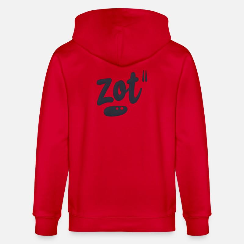 Fou. Dialecte anvers - Veste à capuche bio CULTIVATOR Stanley/Stella Unisexe - rouge