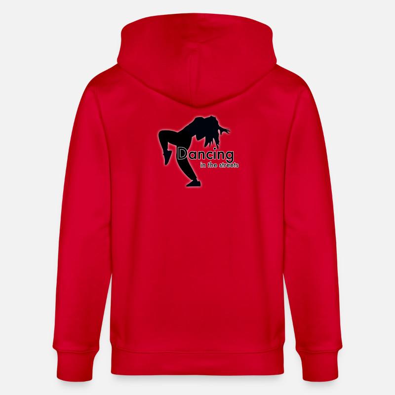 Danser dans les rues - Veste à capuche bio CULTIVATOR Stanley/Stella Unisexe - rouge