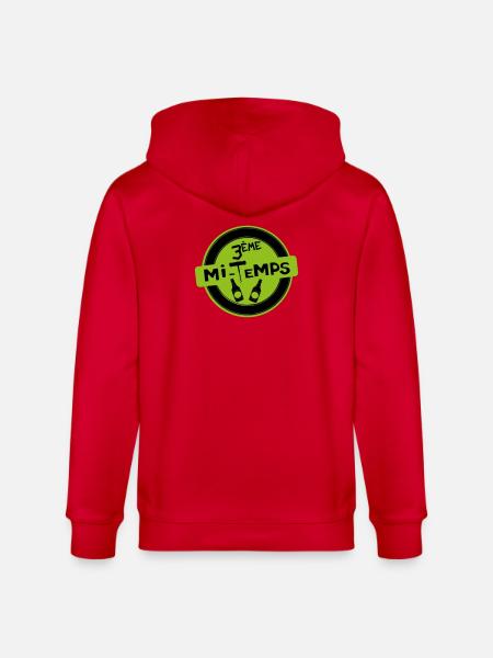 3rd Half - Stanley/Stella CULTIVATOR  Unisex Organic Hooded Jacket - red