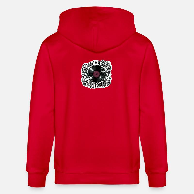 Dunkle Melodien drehen sich ewig - Stanley/Stella Unisex Bio-Kapuzenjacke CULTIVATOR - Rot