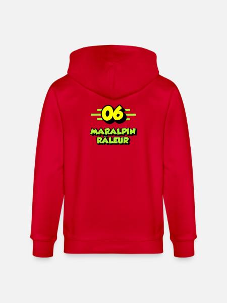 Complaining Maralpin - Stanley/Stella CULTIVATOR Unisex Organic Hooded Jacket - red