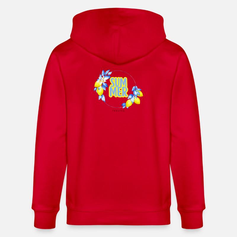 Cercle des citrons d’été - Veste à capuche bio CULTIVATOR Stanley/Stella Unisexe - rouge