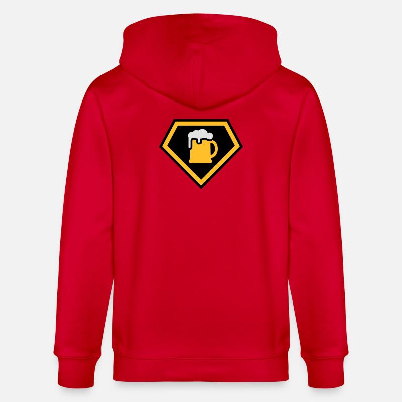 Super Drinking Team - Stanley/Stella Unisex Bio-Kapuzenjacke CULTIVATOR  - Rot