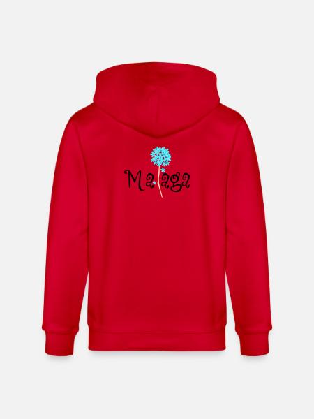 Malaga Biznaga - Stanley/Stella CULTIVATOR Unisex Organic Hooded Jacket - red