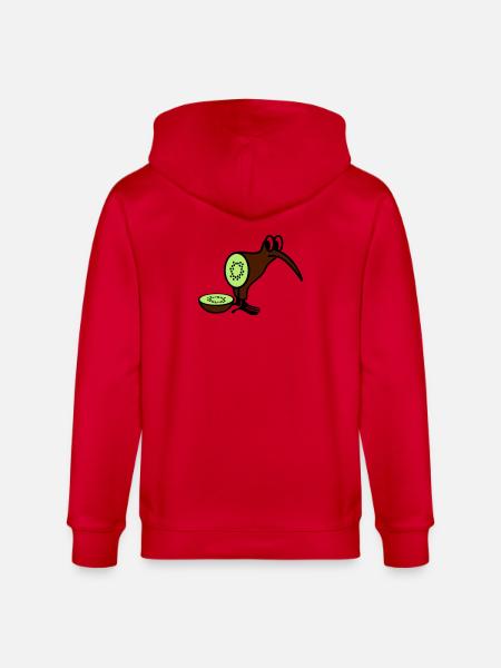 Kiwi - Veste à capuche bio CULTIVATOR Stanley/Stella Unisexe - rouge