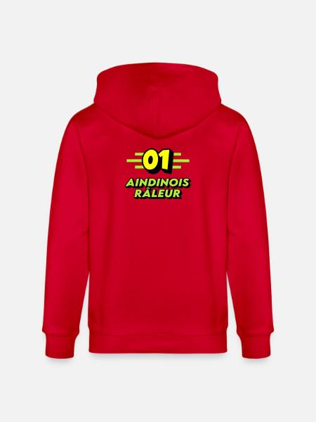 Complaining Aindinois - Stanley/Stella CULTIVATOR Unisex Organic Hooded Jacket - red