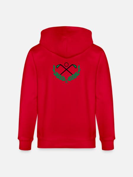 Golf Logo - Veste à capuche bio CULTIVATOR Stanley/Stella Unisexe - rouge