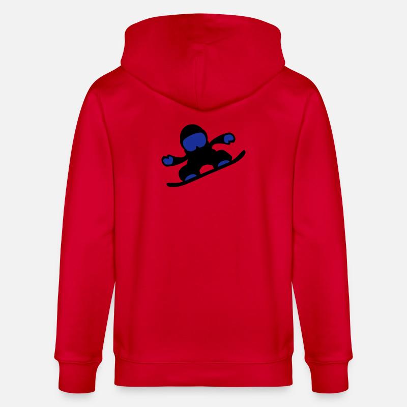 snowboardeuse - Veste à capuche bio CULTIVATOR Stanley/Stella Unisexe - rouge