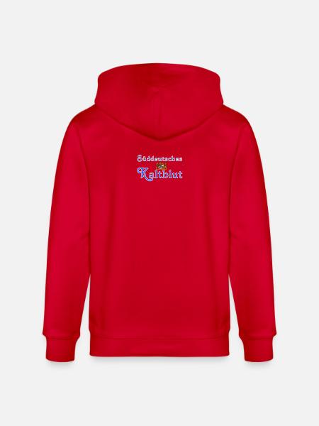 sueddeutscheskaltblutmitbayernwappen - Stanley/Stella Unisex Bio-Kapuzenjacke CULTIVATOR - Rot