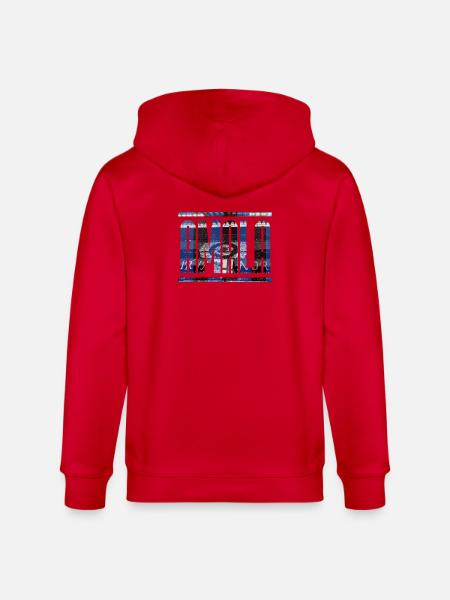 maglia TOP tifoso interista Amala, pazza inter! - Felpa con cappuccio ecologica unisex CULTIVATOR di Stanley/Stella - rosso