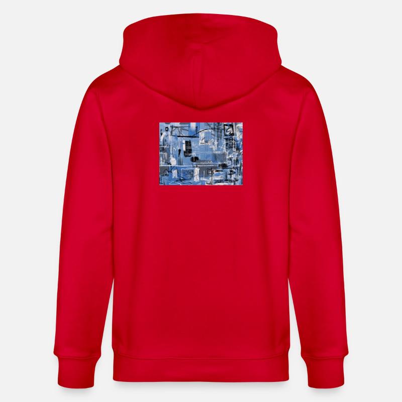 Urban Notation 2 - Veste à capuche bio CULTIVATOR Stanley/Stella Unisexe - rouge