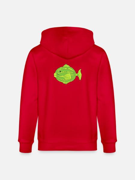 puffy  - Stanley/Stella Unisex Bio-Kapuzenjacke CULTIVATOR  - Rot