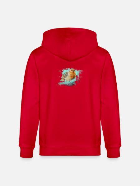 Das Rotkelchen - Stanley/Stella Unisex Bio-Kapuzenjacke CULTIVATOR  - Rot