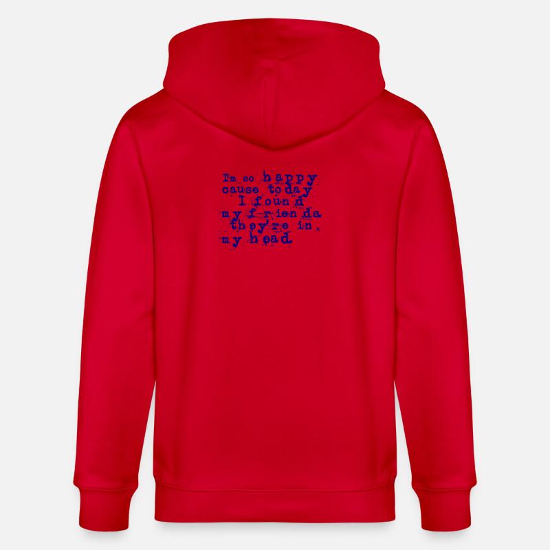 Songtext Lithium - Nirvana (deutsche Übersetzung) - Stanley/Stella Unisex Bio-Kapuzenjacke CULTIVATOR - Rot