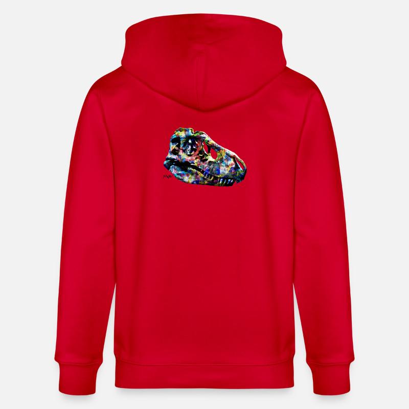 Tarbosaurus - Stanley/Stella Unisex Bio-Kapuzenjacke CULTIVATOR  - Rot