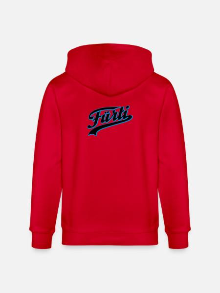 Fürti Schatten - Stanley/Stella Unisex Bio-Kapuzenjacke CULTIVATOR  - Rot