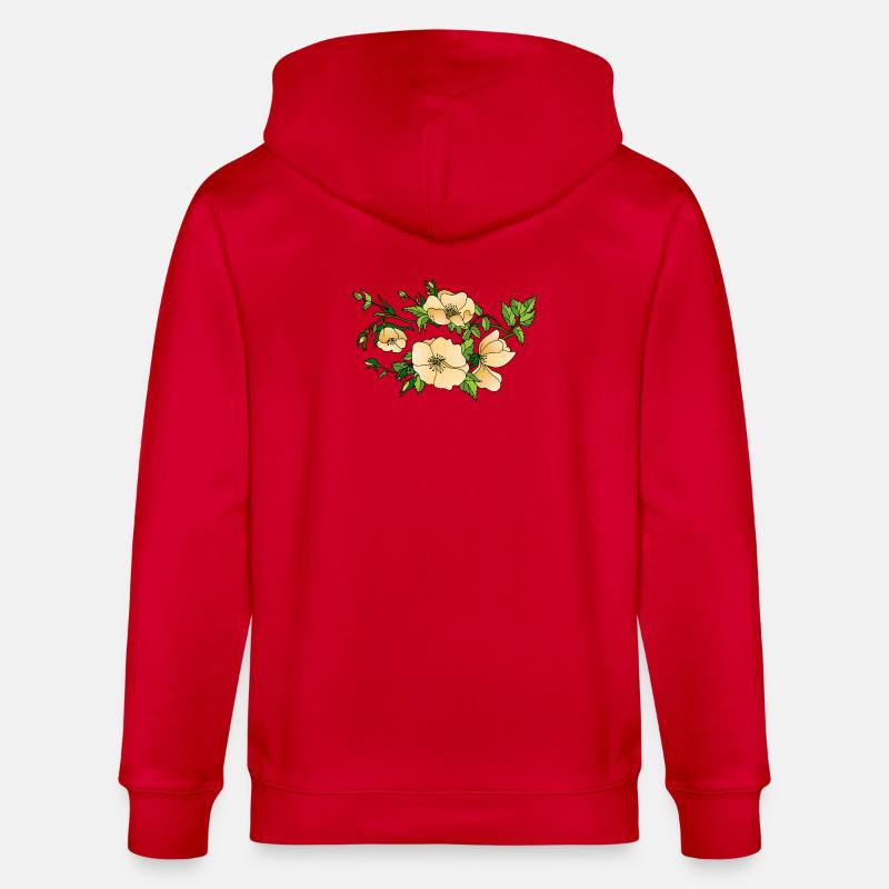 Fleur - Veste à capuche bio CULTIVATOR Stanley/Stella Unisexe - rouge