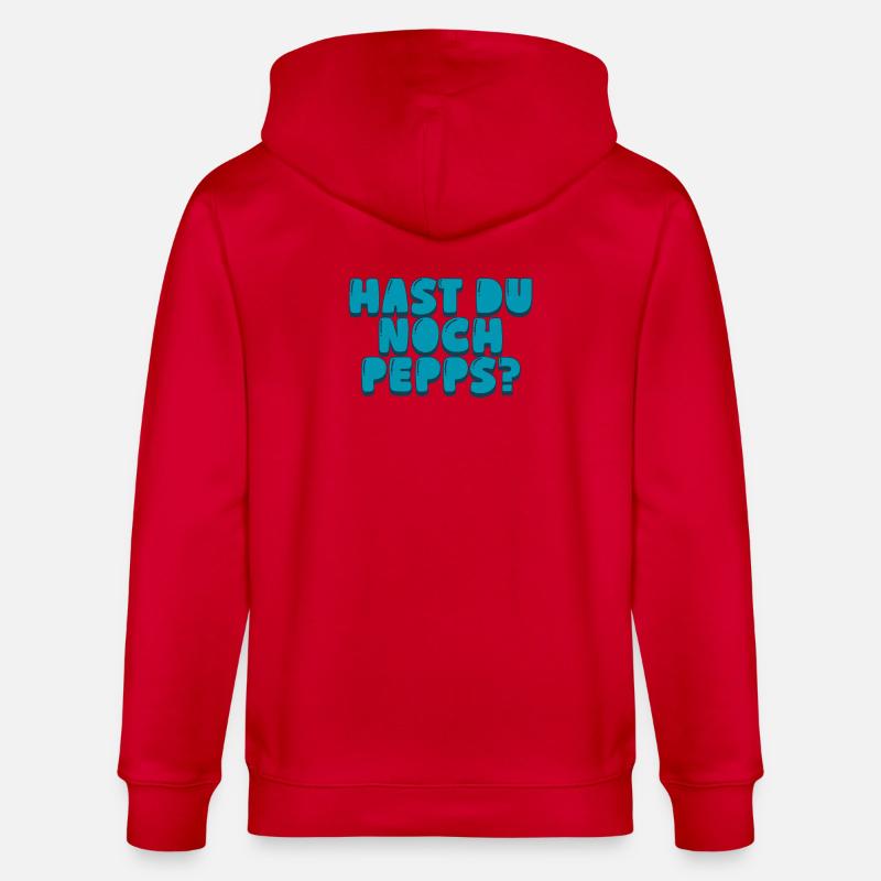 Hast du noch Pepps? - Stanley/Stella Unisex Bio-Kapuzenjacke CULTIVATOR - Rot