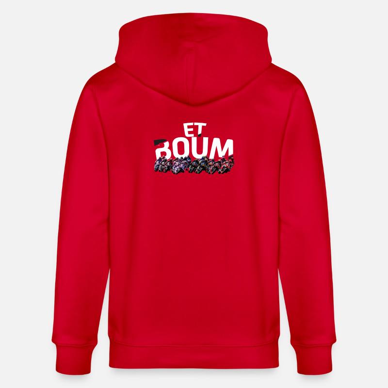 ET BOUM  - Veste à capuche bio CULTIVATOR Stanley/Stella Unisexe - rouge