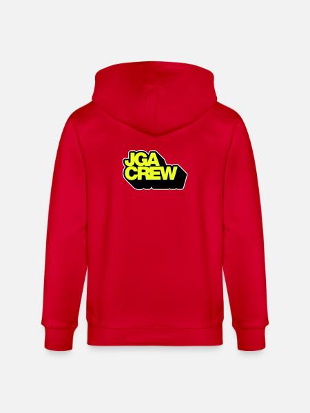 Bachelor Party Crew 3D - Stanley/Stella CULTIVATOR Unisex Organic Hooded Jacket - red