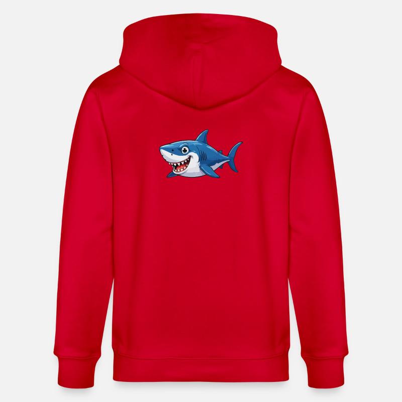 Hai Comic - Stanley/Stella Unisex Bio-Kapuzenjacke CULTIVATOR - Rot