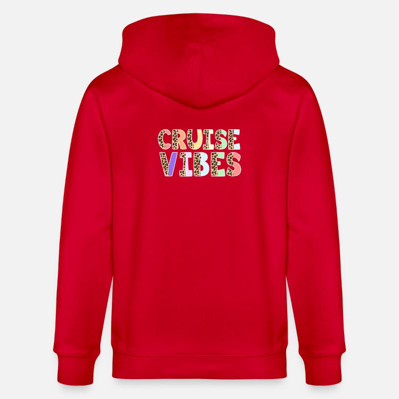 Croisière en bateau de croisière - Veste à capuche bio CULTIVATOR Stanley/Stella Unisexe - rouge